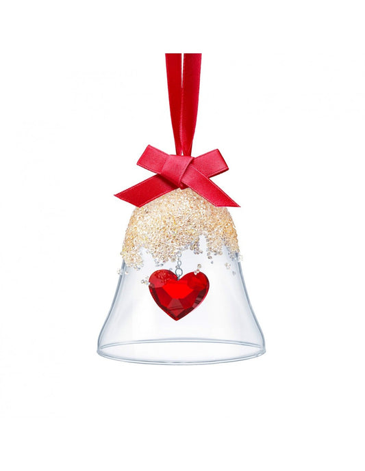 Decorazioni natalizie Swarovski Swarovski Campana natalizia a forma di cuore, in cristallo,