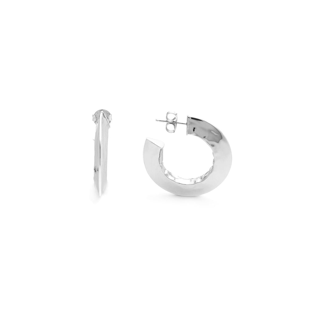 Orecchini Blade Piccoli Orecchini cerchio in Argento 925