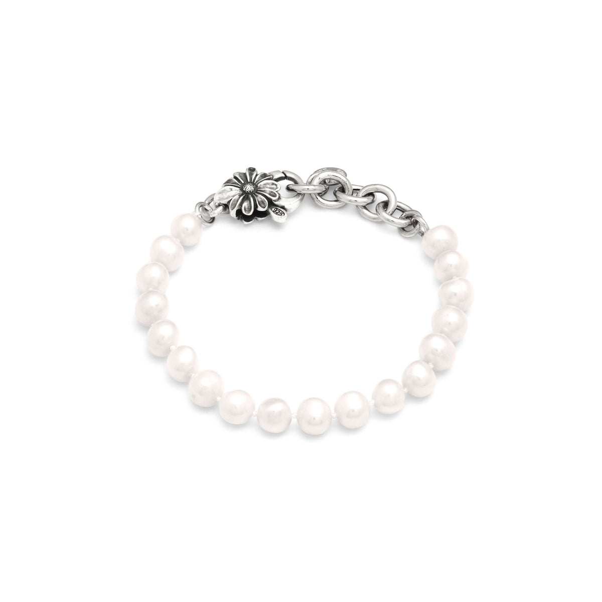 Bracciale margherita perle
