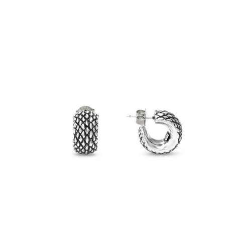 Orecchini Serpente piccoli Orecchini in Argento 925
