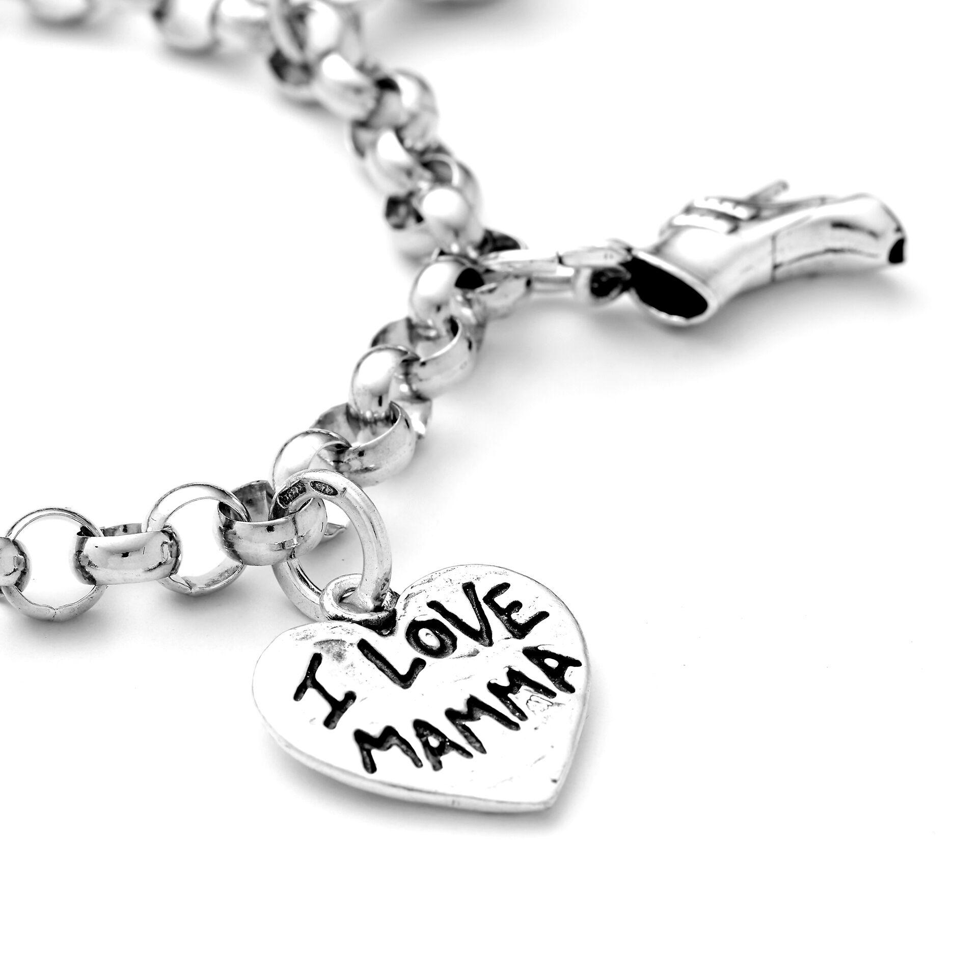 Charm Cuore "I Love Mamma"