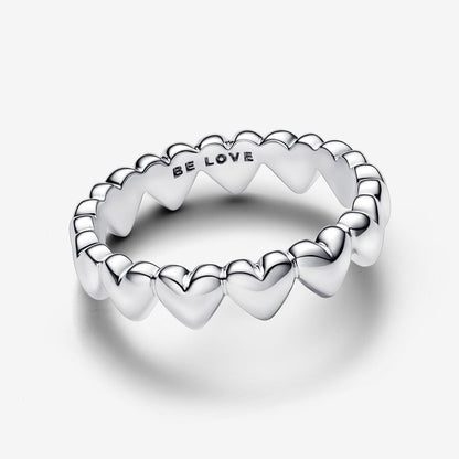 Anello Fascia a Cuori Be Love