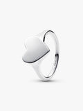 Anello Cuore da incidere Argento Sterling 925