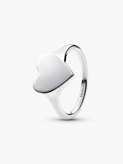 Anello Cuore da incidere Argento Sterling 925