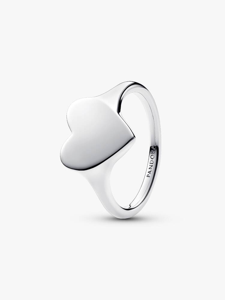 Anello Cuore da incidere Argento Sterling 925