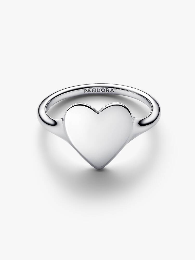 Anello Cuore da incidere Argento Sterling 925