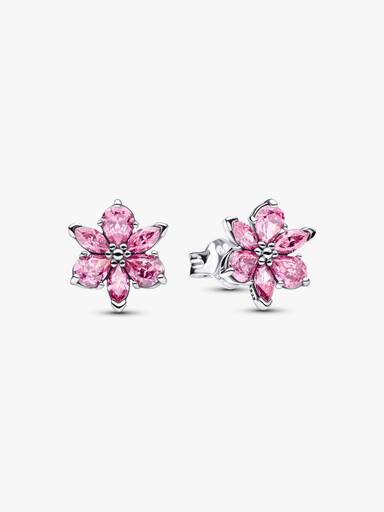 Orecchini Herbarium Fiore Rosa Argento Sterling 925