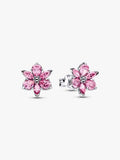 Orecchini Herbarium Fiore Rosa Argento Sterling 925
