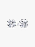 Orecchini Quadrifoglio Luminoso Argento Sterling 925