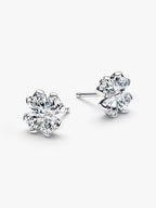Orecchini Quadrifoglio Luminoso Argento Sterling 925