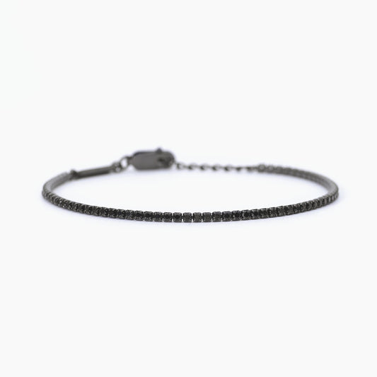 Bracciale Tennis Nero MINI TENNIS