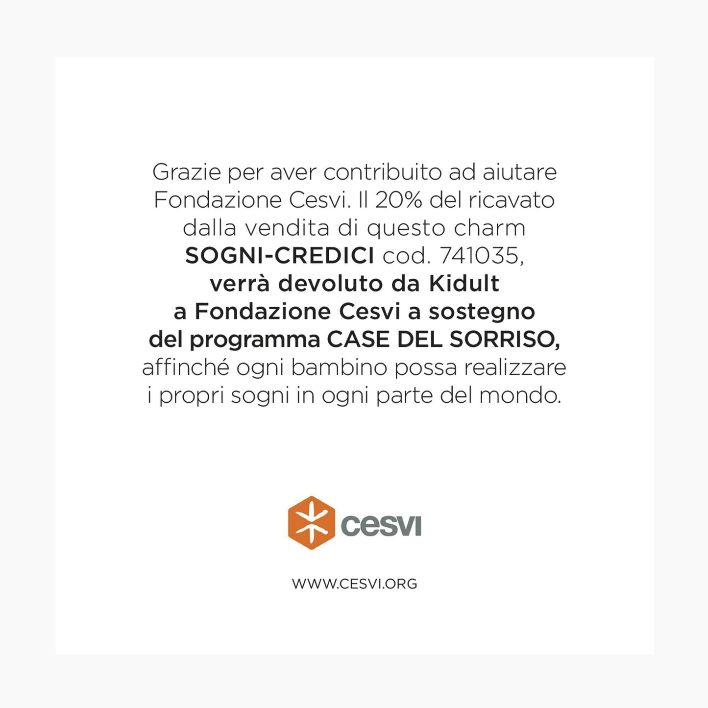 SOGNI | CREDICI