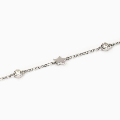 Bracciale in Argento con Stelle NARCISO