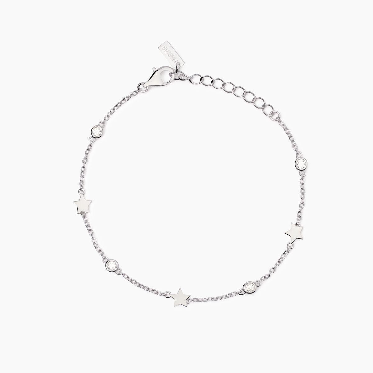 Bracciale in Argento con Stelle NARCISO