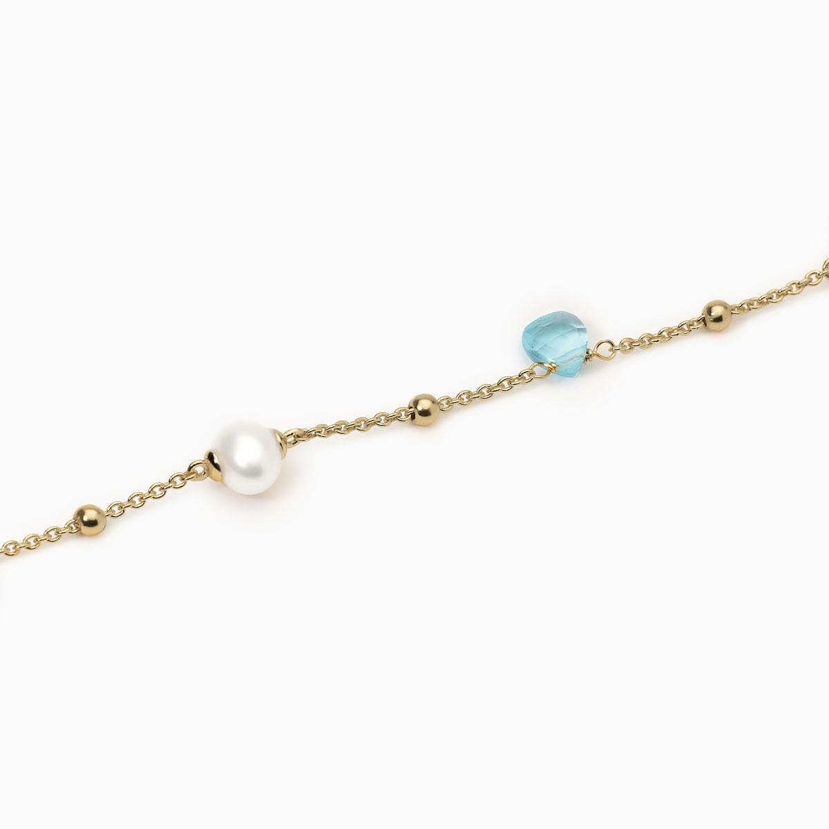 Bracciale con glass multicolor e perle BEAUTY CODE