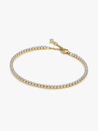 Bracciale Tennis Finitura in Oro