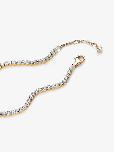 Bracciale Tennis Finitura in Oro