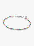 Bracciale Tennis Multicolore Argento Sterling 925