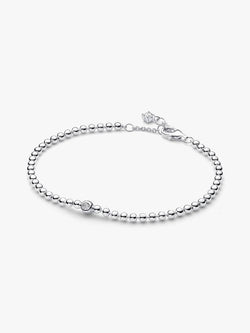 Bracciale Sfere con punto luce Argento Sterling 925