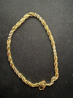 Bracciale oro 18 kt bicolore