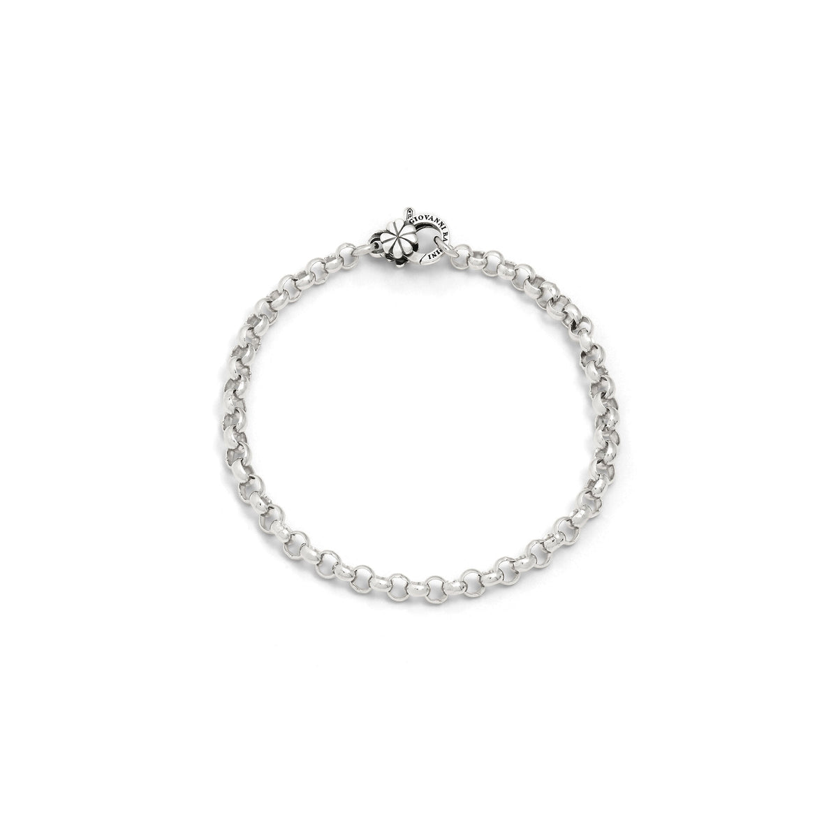 Bracciale Rolò piccolo chiusura quadrifoglio