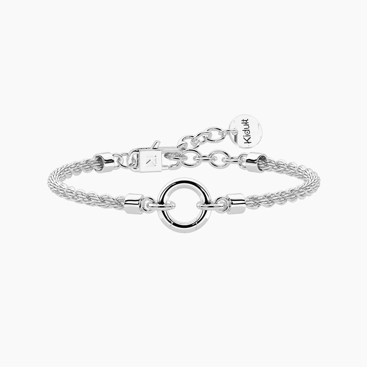 BY YOU COLLECTION | DUETTO  Bracciale componibile con catena corda in acciaio