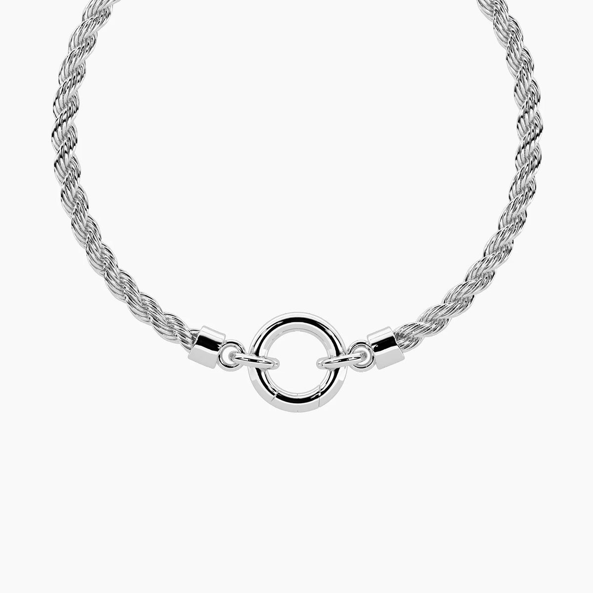 BY YOU COLLECTION | DUETTO  Bracciale componibile con catena corda in acciaio