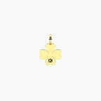 BY YOU COLLECTION | SYMBOLS  Ciondolo dorato con quadrifoglio in cristalli QUADRIFOGLIO