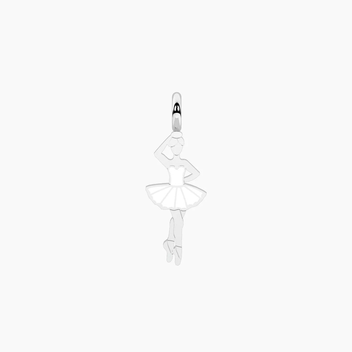 BY YOU COLLECTION | SYMBOLS  Ciondolo ballerina in acciaio smaltato BALLERINA