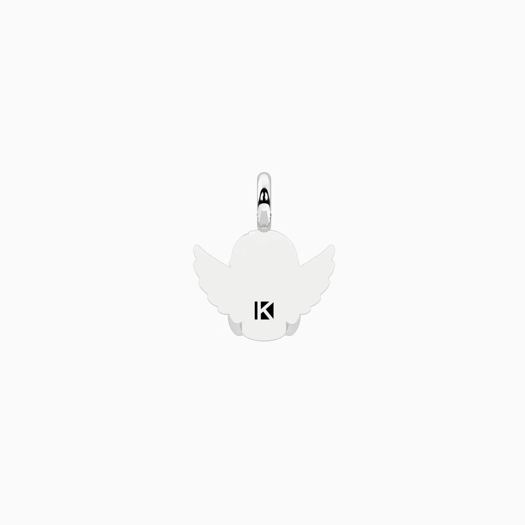 BY YOU COLLECTION | SYMBOLS  Ciondolo angioletto in acciaio ANGELO