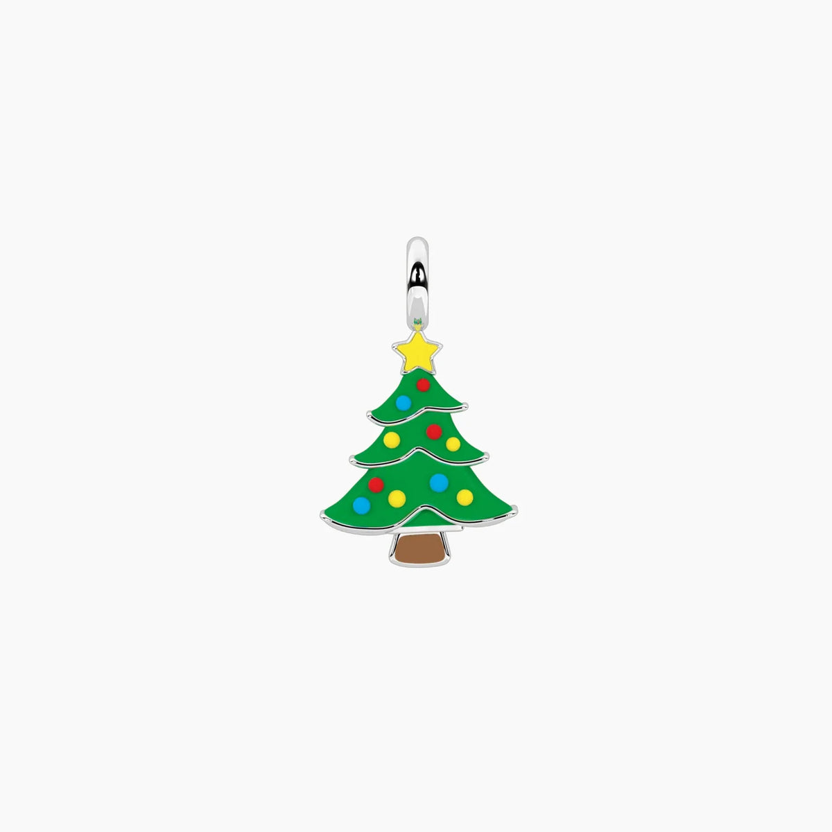 BY YOU COLLECTION | SYMBOLS  Ciondolo albero di Natale in acciaio smaltato CHRISTMAS TREE