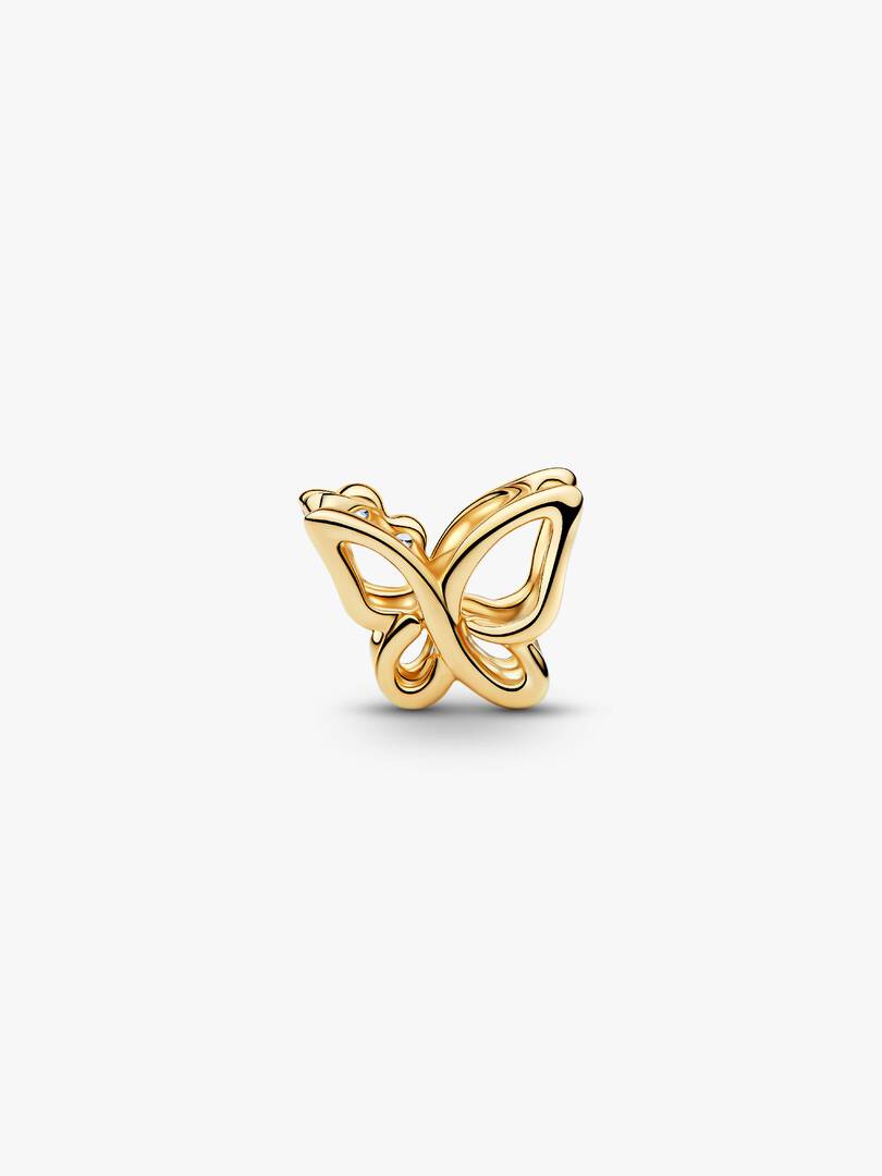 Charm Openwork Farfalla Finitura in Oro