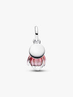 Charm Pendente Fiore "Thank you" Argento Sterling 925