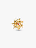 Charm Openwork Sole Esclusiva lega metallica rifinita in Oro