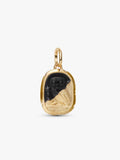 Charm Medallion Gufo "Lux Et Sapientia" Esclusiva lega metallica rifinita in Oro