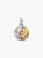 Charm Medallion Bilancia Argento Sterling 925, Esclusiva lega metallica rifinita in Oro