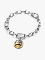 Charm Medallion Ariete Argento Sterling 925, Esclusiva lega metallica rifinita in Oro