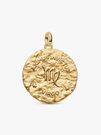Charm Medallion XL Vergine "Animus Invictus" Argento Sterling 925, Esclusiva lega metallica rifinita in Oro