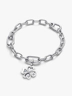 Charm Medallion Quadrifoglio Pandora ME Argento Sterling 925