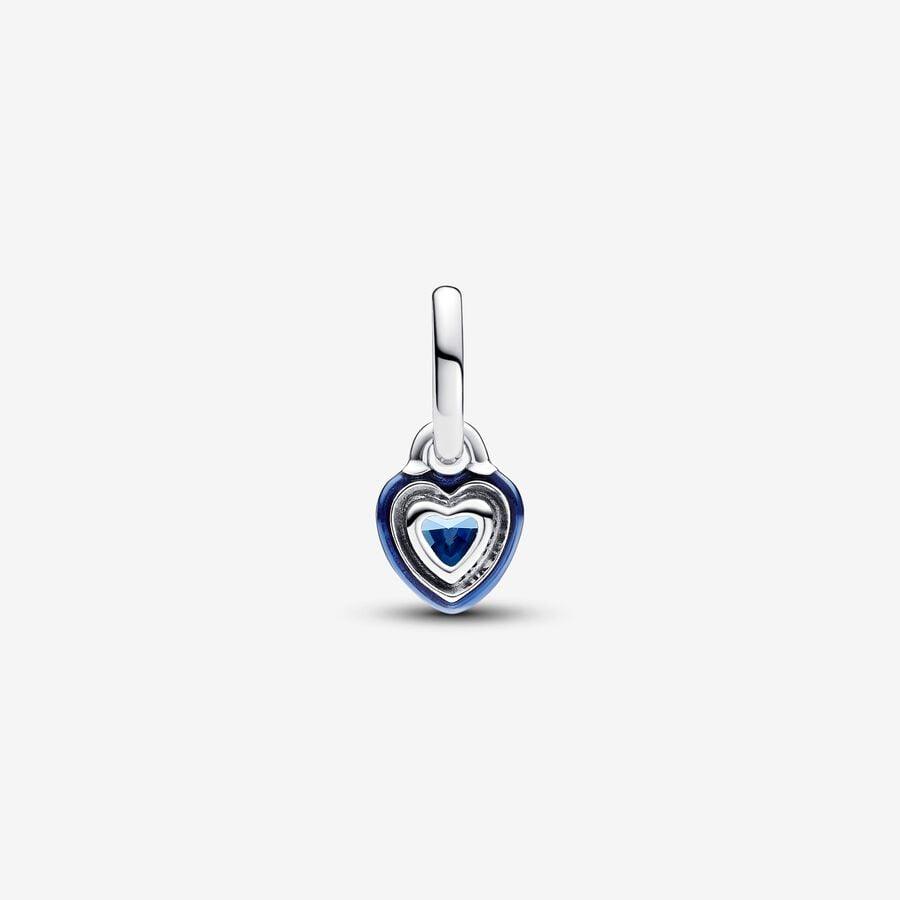 Charm Mini Pendente Blue Chakra Heart Pandora ME