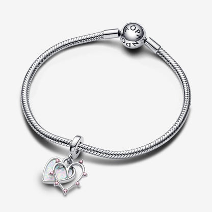 Charm Pendente Cuore dell'Amicizia Opale