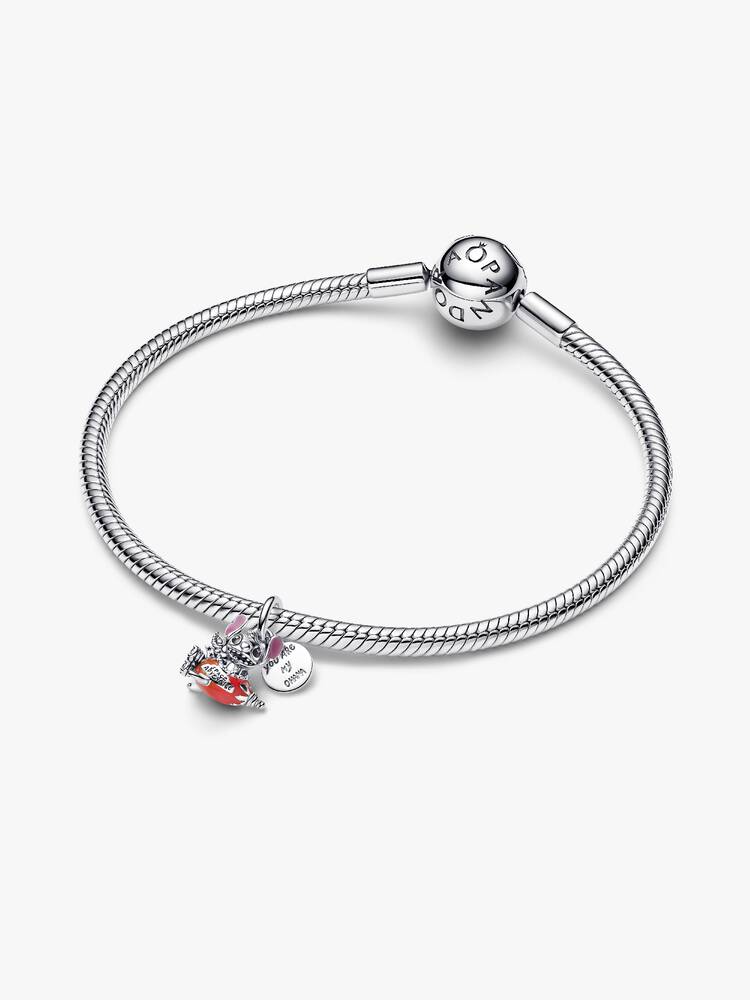 Disney, Lilo & Stitch, Stitch con navicella spaziale Argento Sterling 925