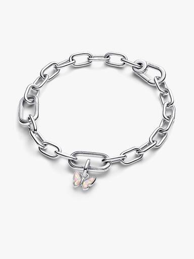 Charm Mini Pendente Farfalla Rosa Pandora ME Argento Sterling 925