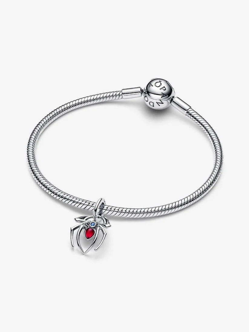 Charm Pandora Marvel, Spider-Man, Pendente Ragno Argento Sterling 925