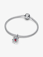 Charm Pandora Marvel, Spider-Man, Pendente Ragno Argento Sterling 925