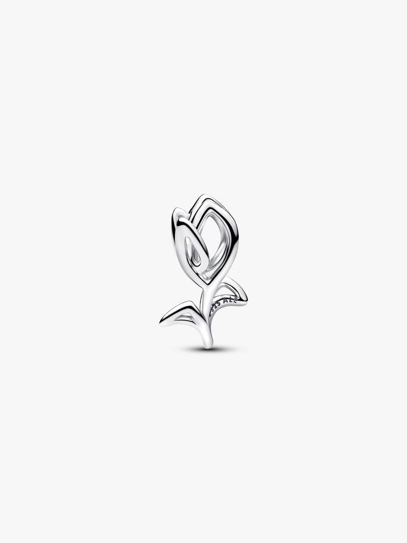 Charm Openwork Tulipano Argento Sterling 925