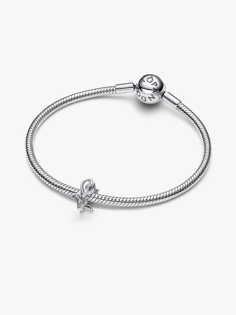 Charm Openwork Tulipano Argento Sterling 925