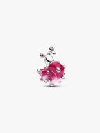 Charm Lumaca Rosa Argento Sterling 925