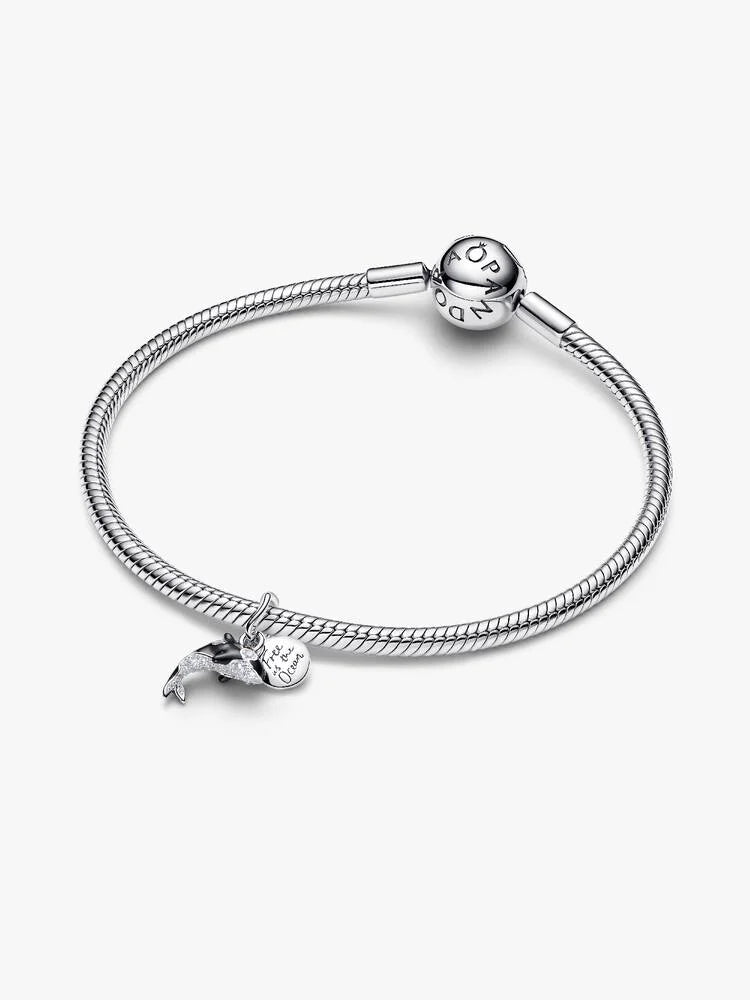 Charm Pendente Orca Argento Sterling 925