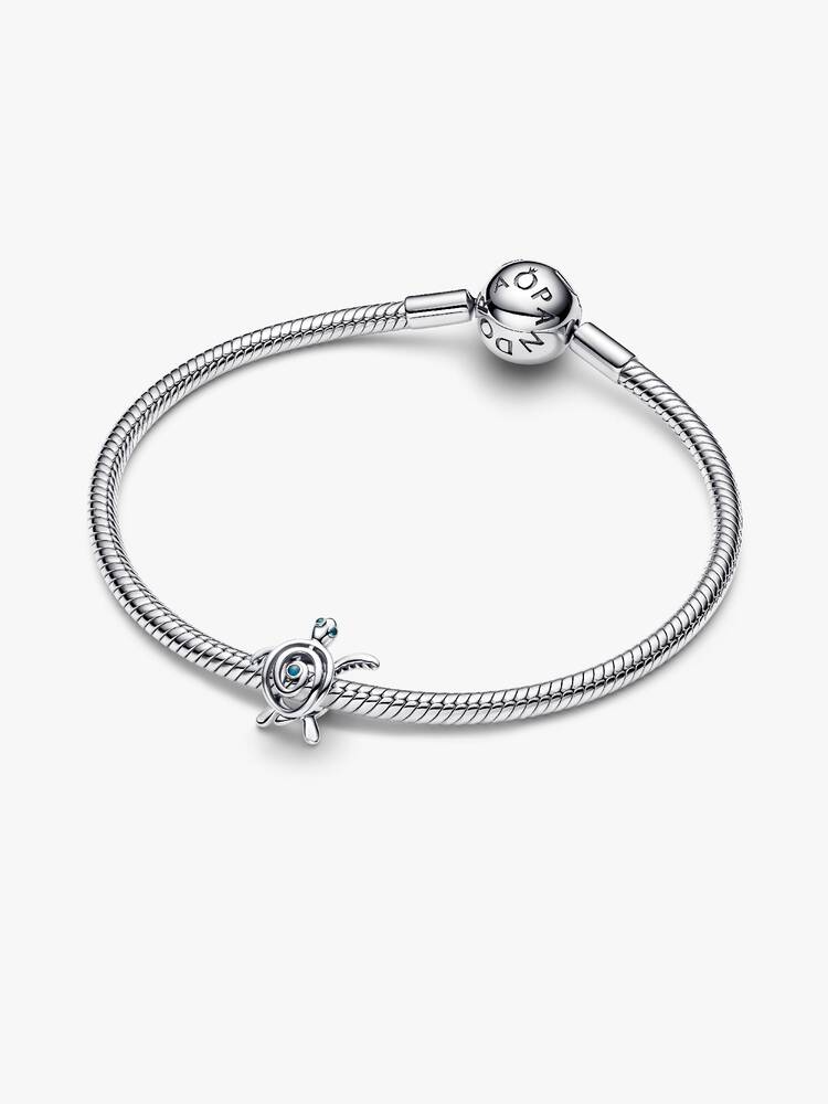 Charm Openwork Tartaruga Marina Argento Sterling 925